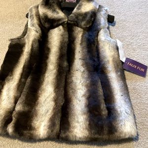 Curations faux fur vest